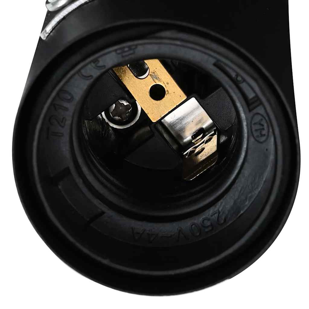 Ceiling Spotlight with Spotlights Black 6.5 x 6 x 11.5 cm Metal