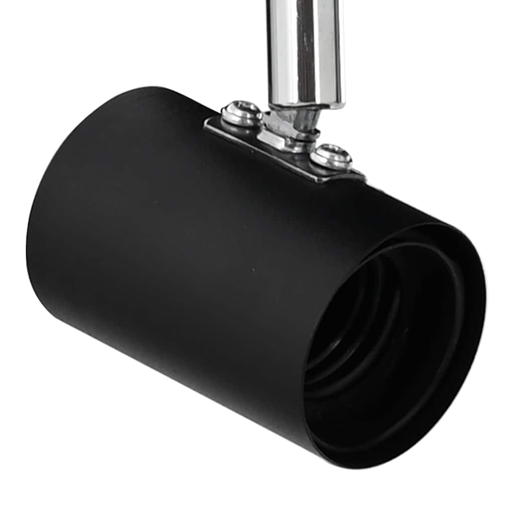 Ceiling Spotlight with Spotlights Black 6.5 x 6 x 11.5 cm Metal