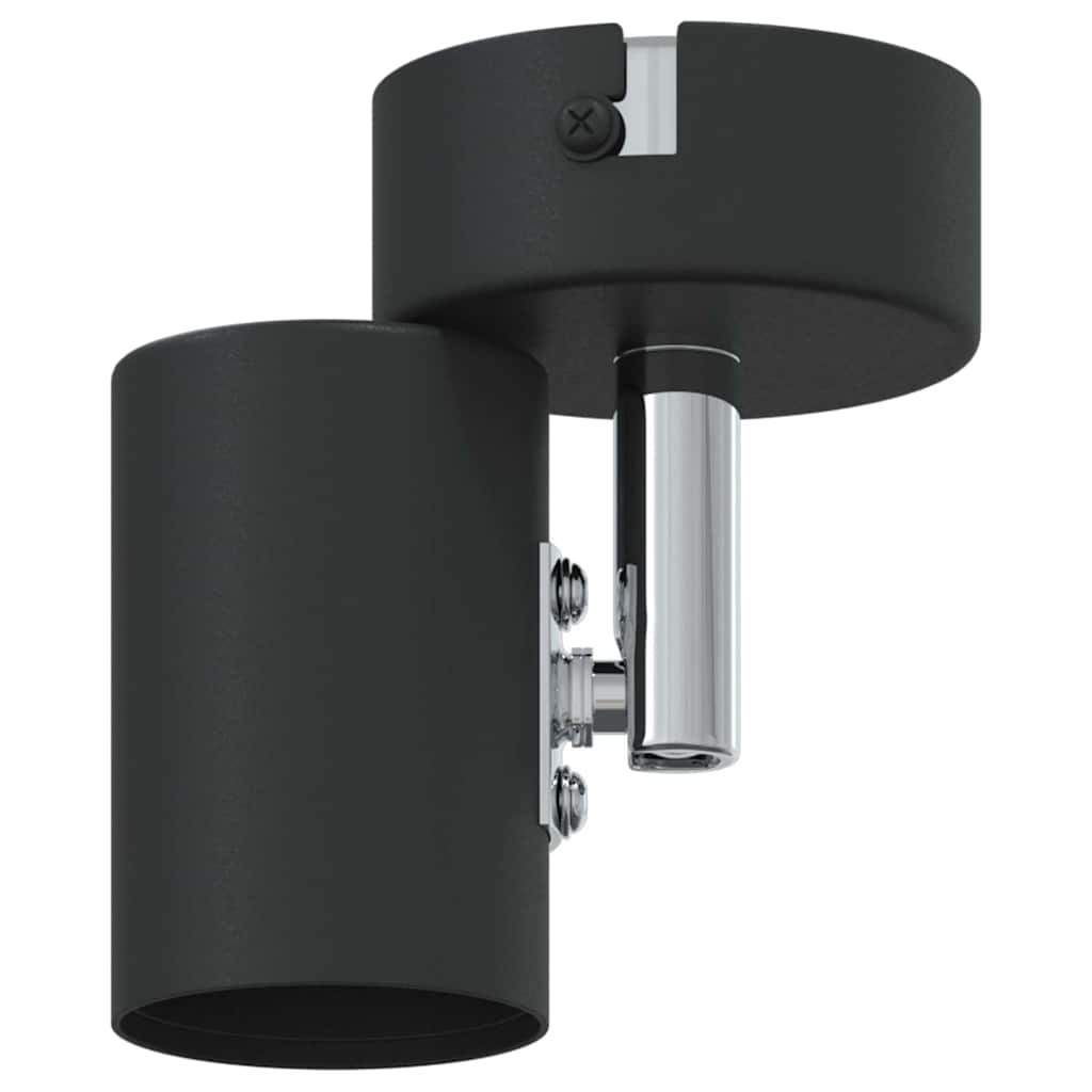 Ceiling Spotlight with Spotlights Black 6.5 x 6 x 11.5 cm Metal