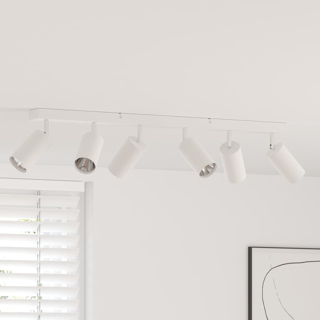 Ceiling Spotlight White 73 x 5.5 x 16.5 cm Steel
