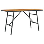 Dining Table Brown 110 x 55 x 62 cm Solid Acacia Wood
