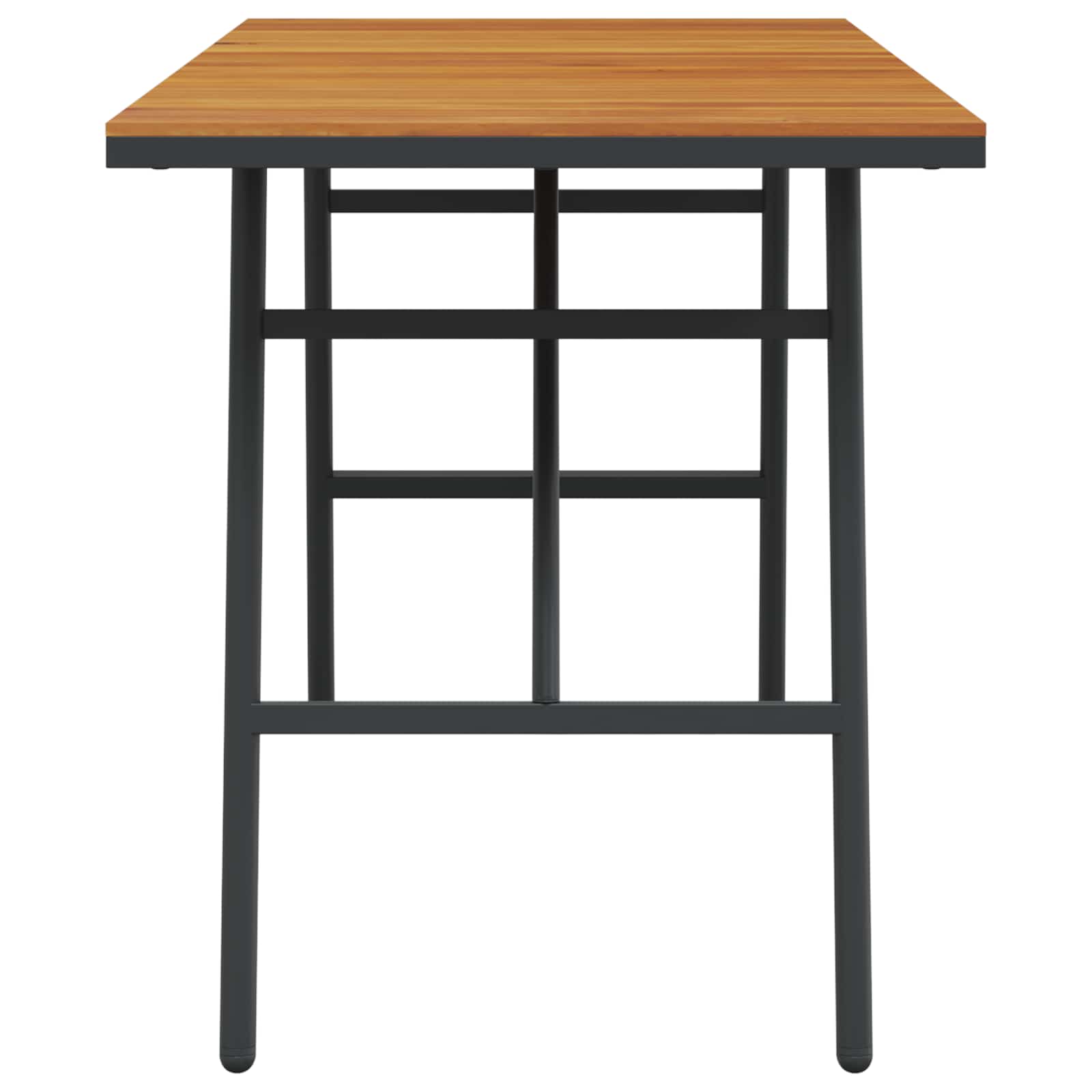 Dining Table Brown 110 x 55 x 62 cm Solid Acacia Wood