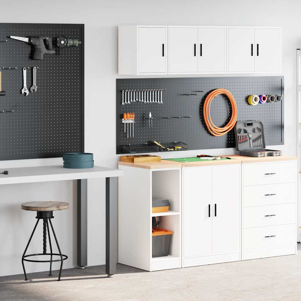 Garage Cabinets 2 Pcs Engineered Wood