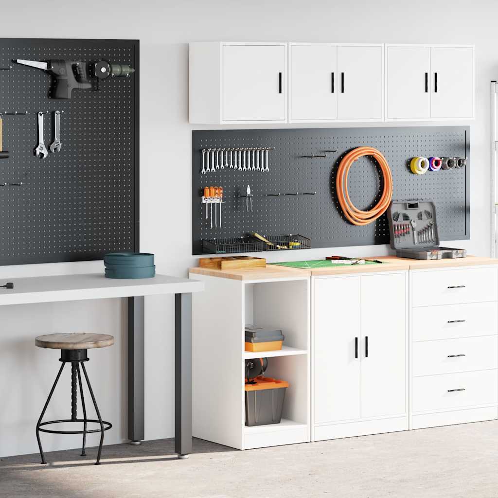 Garage Cabinets 2 Pcs Engineered Wood