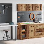 Garage Cabinets 2 Pcs Engineered Wood