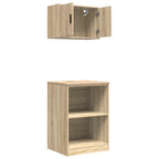 Garage Cabinets 2 Pcs Engineered Wood