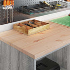 Garage Cabinets 2 pcs Grey Sonoma Engineered Wood