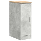 Garage Cabinets 2 pcs Concrete Grey Engineered Wood