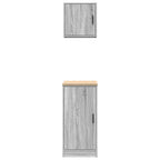 Garage Cabinets 2 pcs Grey Sonoma Engineered Wood