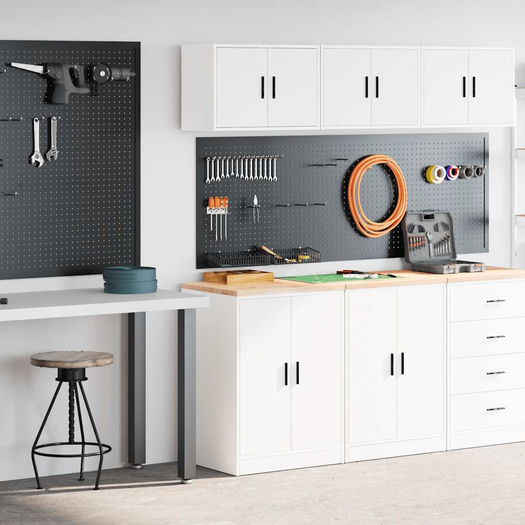 Garage Cabinets 2 Pcs Engineered Wood