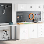 Garage Cabinets 2 Pcs Engineered Wood