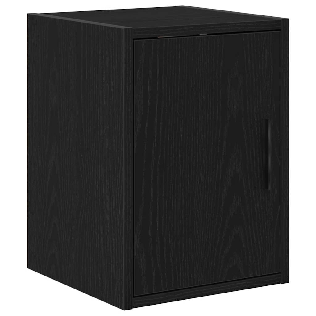 Garage Cabinets 2 pcs Black Engineered Wood