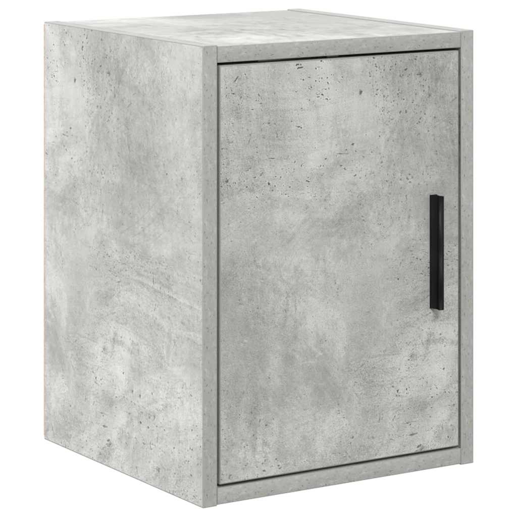 Garage Cabinets 2 pcs Concrete Grey Engineered Wood