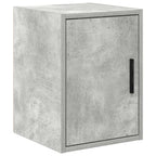 Garage Cabinets 2 pcs Concrete Grey Engineered Wood