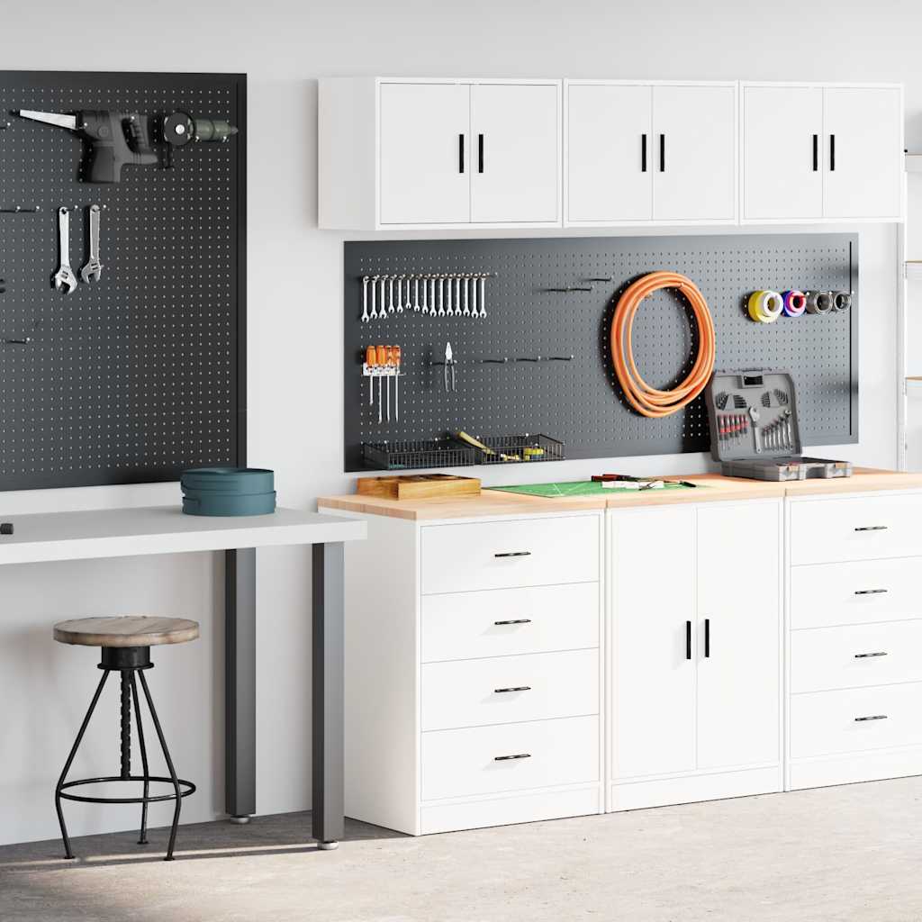 Garage Cabinets 2 Pcs Engineered Wood