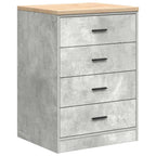 Garage Cabinets 6 pcs Concrete Grey Engineered Wood