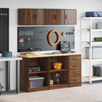 Garage Cabinets 6 Pcs Artisan Oak Engineered Wood