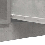 Sideboard with Drawers Concrete Grey 100.5x35x98.5 cm Engineered Wood