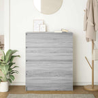 Sideboard Grey Sonoma 80x35x99 cm Engineered Wood