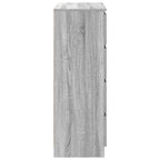 Sideboard Grey Sonoma 80x35x99 cm Engineered Wood