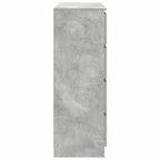 Sideboard Concrete Grey 100x35x99 cm Engineered Wood