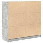 Sideboard Concrete Grey 100x35x99 cm Engineered Wood