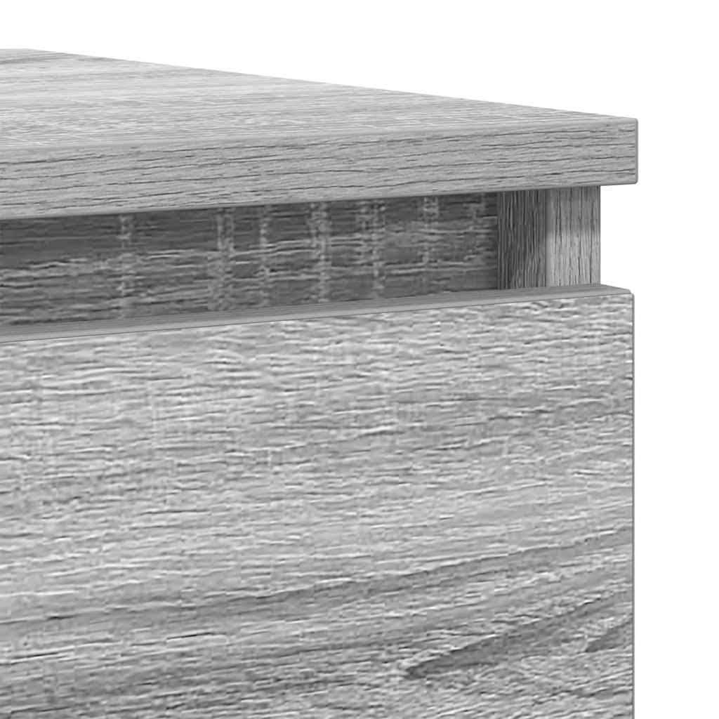 Sideboard Grey Sonoma 100x35x76 cm Engineered Wood