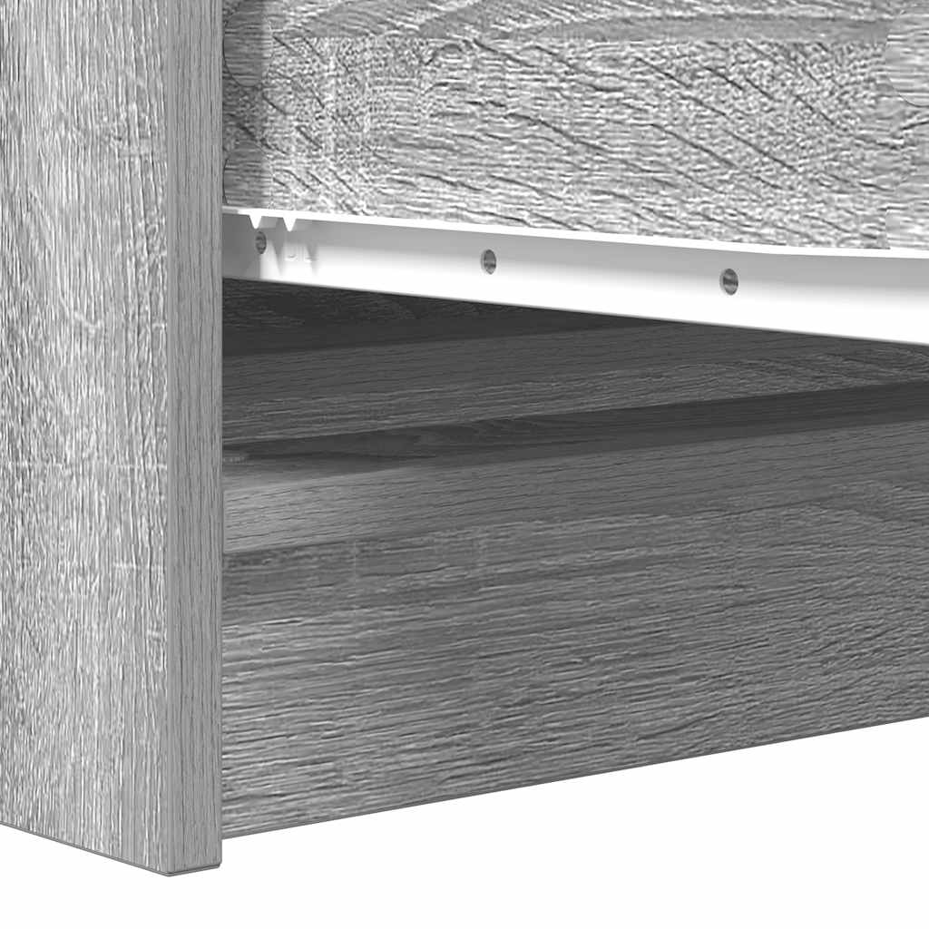 Sideboard Grey Sonoma 100x35x76 cm Engineered Wood