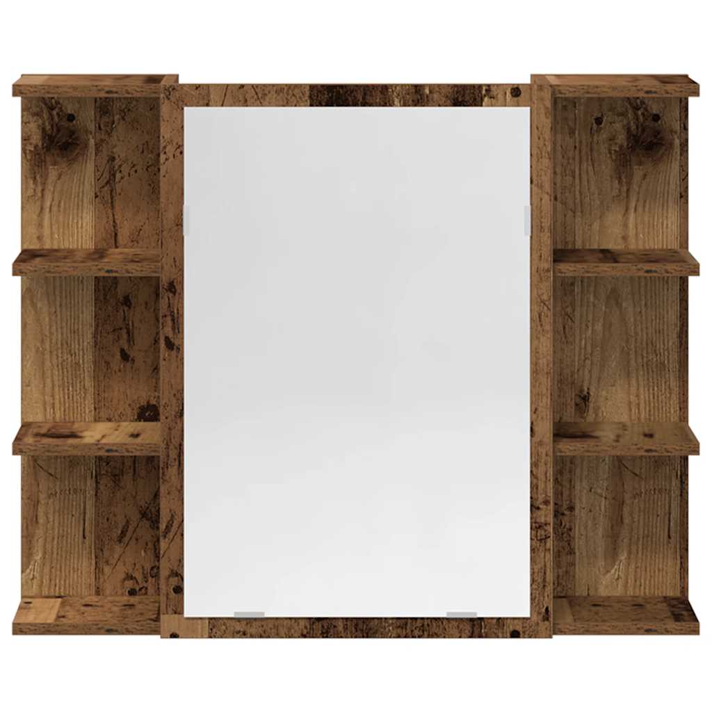 4 Piece Bathroom Furniture Set Old Wood Engineered Wood