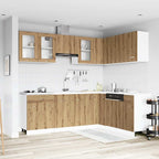 11 Piece Kitchen Cabinet Set Lyon Engineered Wood