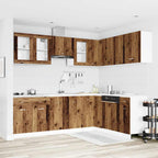 11 Piece Kitchen Cabinet Set Lyon Engineered Wood