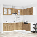 11 Piece Kitchen Cabinet Set Lyon Engineered Wood