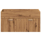 4 Piece Bathroom Furniture Set Artisan Oak Engineered Wood