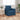 Floor Sofa Bed with Cushion Blue 74 x 77 x 81 cm Fabric