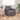 Floor Sofa Bed with Cushion Grey 74 x 77 x 81 cm Faux leather