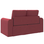 Sofa Bed Wine red 148 x 71 x 83 cm Fabric