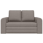 Sofa Bed Taupe 148 x 71 x 83 cm Fabric