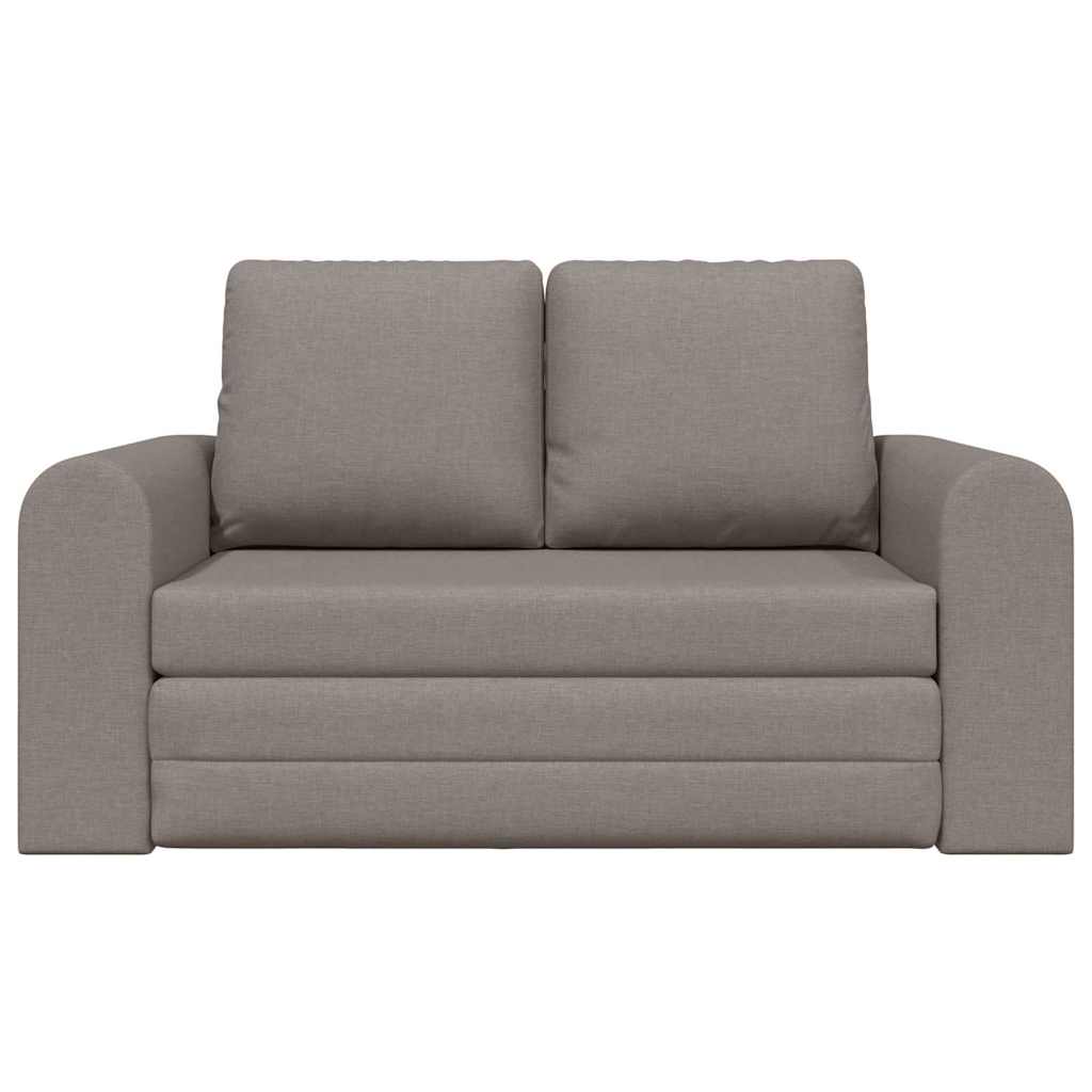 Sofa Bed Taupe 148 x 71 x 83 cm Fabric