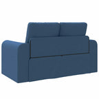 Sofa Bed Blue 148 x 71 x 83 cm Fabric