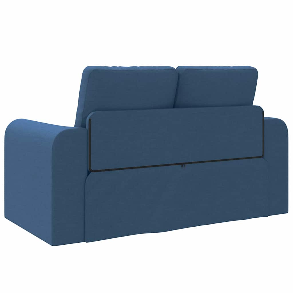 Sofa Bed Blue 148 x 71 x 83 cm Fabric