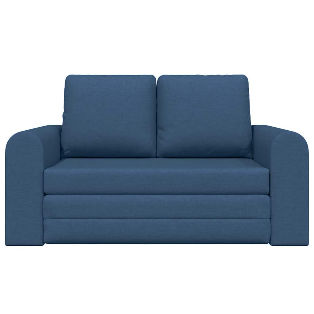 Sofa Bed Blue 148 x 71 x 83 cm Fabric