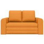 Sofa Bed Dark yellow 148 x 71 x 83 cm Fabric