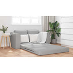 Sofa Bed Cloud grey 148 x 71 x 83 cm Fabric