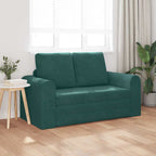 Sofa Bed Dark green 148 x 71 x 83 cm Velvet