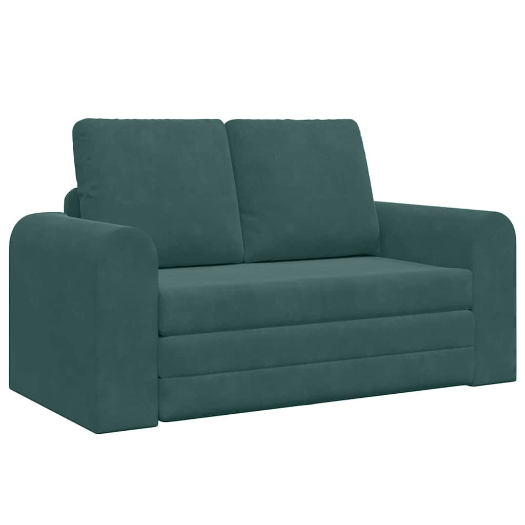 Sofa Bed Dark green 148 x 71 x 83 cm Velvet