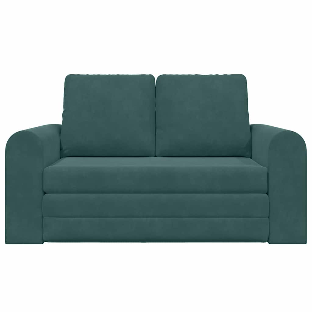 Sofa Bed Dark green 148 x 71 x 83 cm Velvet