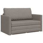 Sofa Bed Taupe 124 x 71 x 78 cm Fabric