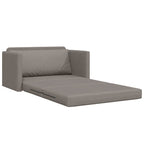 Sofa Bed Taupe 124 x 71 x 78 cm Fabric