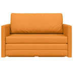 Sofa Bed Dark yellow 124 x 71 x 78 cm Fabric