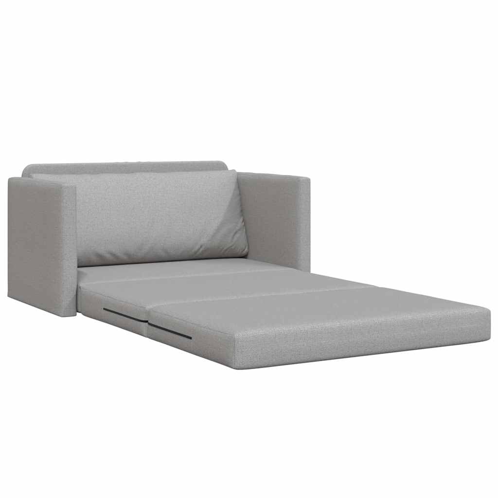 Sofa Bed Cloud grey 124 x 71 x 78 cm Fabric